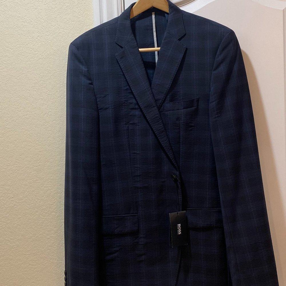 Hugo Boss - Plaid Blazer - Wool Stretch NWT